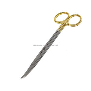 Tijeras de Disección TC SuperCut Kelly Curvas de Acero Inoxidable con Carburo de Tungsteno de 6.25'' con Una Hoja Dentada, Instrumento Quirúrgico con Certificación CE - Product Image 4