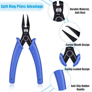 <b>Split</b> <b>Ring</b> Pliers – Professional Jewelry Tool for Opening and Closing <b>Split</b> <b>Rings</b>, Key <b>Rings</b>, and Fishing Tackle for Jewelry Mak - Product Image 5