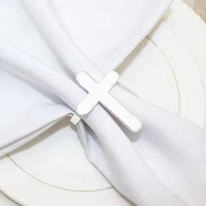 Anneau de serviette en métal de qualité supérieure, porte-serviettes décoratif pour table à manger, restaurant, hôtel, mariage, banquet et événements - Product Image 3
