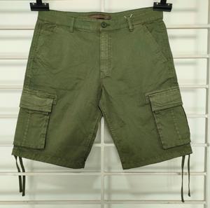 กางเกงขาสั้นสำหรับผู้ชายกางเกงขาสั้นผ้าฝ้ายทอลายทแยงสำหรับใส่กลางแจ้ง - Product Image 1