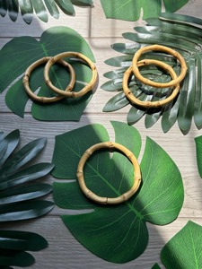 Bracelets en bois faits à la main pour femmes, artisanat de mode, bracelet artisanal naturel, bijoux écologiques pour femmes, fabrication artisanale - Product Image 4