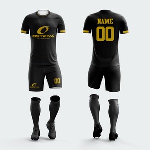 Premium Quality <b>Soccer</b> Uniform OEM Service Unisex Plus Size Printed Front Latest Design Lion Style Short Sleeve Neck Quick Dry - Product Image 1