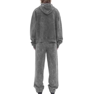 Survêtements pour hommes personnalisables, vintage, 100% coton, effet délavé, à prix avantageux - Product Image 5