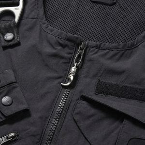 Elegante Chaleco Utilitario Negro |   Chaleco Táctico Versátil para Uso Casual y al Aire Libre - Product Image 5