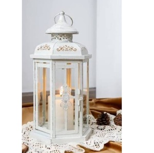 Lanterne décorative de mariage en bois de manguier, lanterne à bougie de haute qualité, lanterne en bois unique et décorative - Product Image 1
