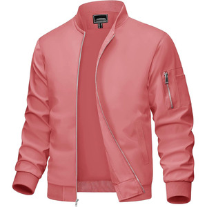 Blouson bomber camouflage pour homme, fermeture éclair, vêtement d'extérieur décontracté, coupe classique, col rabattu, matière polyester, pour l'automne - Product Image 4