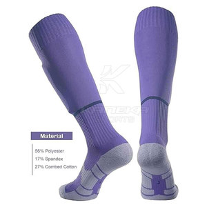 Winter Knitted Breathable Seamless Non-Slip Soccer <b>Socks</b> 100% <b>Wool</b> Cuff for Training Matches and Outdoor Activities - Product Image 2