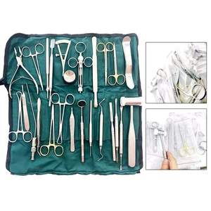 Kit chirurgical dentaire 26 pièces pour implants, outils manuels en acier inoxydable, haute température, certifié CE - Product Image 1