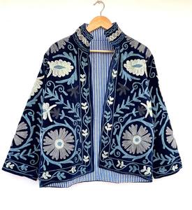 Manteau Suzani 2026 avec doublure en coton, design multi-broderie, vente en gros, fait main, meilleur design, veste courte pour femme brodée - Product Image 1