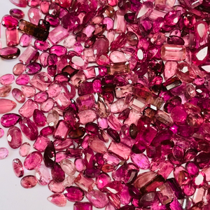 Lote de Turmalina Rosa Natural, Calidad AAA, Brillo Superior, Certificado IGI, Corte Mixto, Pulido Perfecto, Precio Económico - Product Image 1