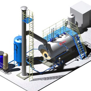 Chaudière à vapeur industrielle au gaz ou au mazout pour usine textile, transformation alimentaire, 1-15 tonnes - Product Image 3