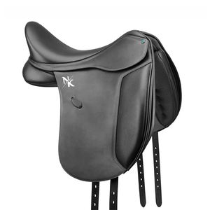 Silla de doma profesional monoflap de cuero vacuno premium, silla inglesa de asiento profundo, productos de carreras de caballos ingleses de la India. - Product Image 1