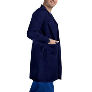 เสื้อกาวน์พยาบาลแขนยาวคุณภาพสูงสำหรับโรงพยาบาล ขายส่ง ดีไซน์ตาข่าย ไซส์ใหญ่ สวมใส่สบาย สีสันหลากหลาย ผ้าฝ้ายลำลอง - Product Image 4