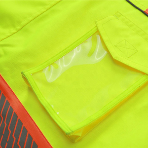 Professional Hi Vis Reflective Men's Work <b>Jacket</b> Waterproof and Windproof Industrial Safety <b>Jacket</b> with Custom Logo - Product Image 5