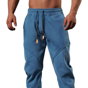 Pantalon de survêtement homme streetwear en molleton épais de coton et polyester, taille mi-haute, avec poches et revers, personnalisé et de haute qualité - Product Image 6