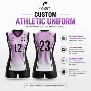 Ensemble de maillots de volley-ball pour femmes de haute qualité, personnalisés par sublimation, respirants, sans manches, uniformes de volley-ball pour l'entraînement en équipe - Product Image 5