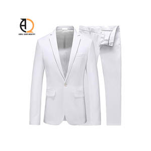 Traje informal de verano para hombre, ligero y ajustado, de tela seersucker. - Product Image 5