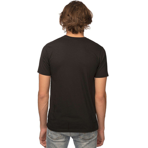 เสื้อยืดคอกลมแขนสั้นสีแดงเบอร์กันดีสำหรับผู้ชาย ทรงหลวม ผ้าฝ้ายเจอร์ซีย์ 100% พิมพ์ลายตัวอักษร แห้งเร็ว สวมใส่สบายๆ - Product Image 3