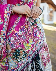 Designer Pink Black Printed Lehenga <b>Choli</b> with Dupatta for Women | Navratri <b>Chaniya</b> <b>Choli</b> | Traditional Ethnic Wear - Product Image 3
