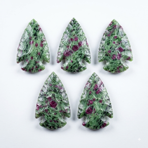 Stone Arrowhead Natural Ruby kyanite Crystal Arrowheads <b>Healing</b> Fancy jasper Arrowheads Gemstone Wholesalers Crystal - Product Image 5