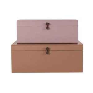 Caja de almacenamiento metálica portátil y ligera, la más vendida, para uso doméstico, para ropa y joyas, tipo baúl. - Product Image 5