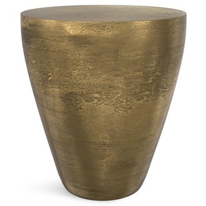 Table basse en métal martelé artisanal, style industriel, finition antique, mobilier de salon, tendance moderne - Product Image 6