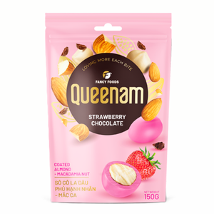 Dragee Flavored Chocolate Snacks Candy Premium Quality HALAL OEM/ODM Strawberry Coated Almond <b>Macadamia</b> <b>Nuts</b> Customizable - Product Image 1