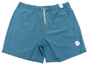 Shorts de bain pour garçons à séchage rapide 100% polyester avec poches, couleur unie - Product Image 3