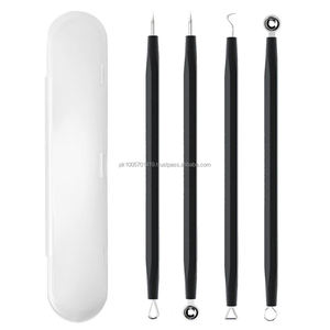 Prix usine en acier inoxydable acné aiguille Kit 4 pièces arc-en-ciel points blancs dissolvant de points noirs bouton outil lumière bureau utilisation tête nez - Product Image 1