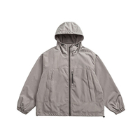 LAYENNE Veste de montagne sublimée à fermeture éclair au meilleur prix, logo personnalisable, coupe-vent confortable et imperméable pour le sport