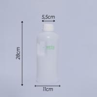 Botella de Plástico HDPE de 1.5L para Leche, 1500ml, con Tapa de Rosca para Bebidas Carbonatadas, Agua Mineral, Bebidas, con Logotipo Personalizado