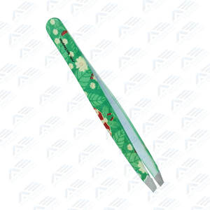 Pince à épiler professionnelle en acier inoxydable verte de haute qualité pour enlever les cheveux Instruments de beauté Outils de beauté - Product Image 2