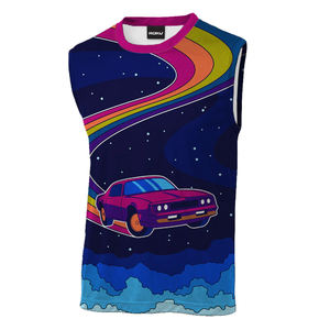 เสื้อกล้ามออกกำลังกายแบบยูนิเซ็กซ์  รับสกรีนโลโก้ ระบายอากาศได้ดี ใส่สบายๆ  ลายพิมพ์ไม่ซ้ำใคร ผ้าโมดอล/คอตตอน 200 กรัม แห้งเร็ว - Product Image 1