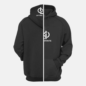 Sudadera con Capucha Lifting Infinite para Hombre, Azul Rey, Forro Polar de Algodón, Logotipo en el Cuello, Estilo Casual, Otoño, Corte Regular - Product Image 6