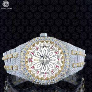Charm Jewells Luxury Stainless Steel <b>Watch</b> 40mm Round Case Sapphire Crystal Analog Quartz Women's Fashion Band - Product Image 1