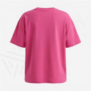 T-shirt surdimensionné pour femme, couleur personnalisée, coton, coupe ample, streetwear, avec logo imprimé, vêtements tendance - Product Image 2