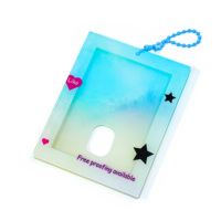 Cadre de photo de présentoir de support de photo en acrylique mignon personnalisé personnalisé