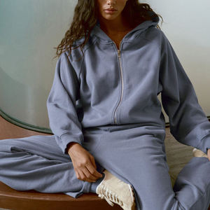 Nesta Sports Hot Selling Women’s Autumn <b>Jogger</b> Pants Casual Plain Cotton <b>Polyester</b> Oversized Loose Fit Drawstring Breathable - Product Image 3