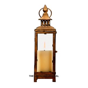 Hand Crafted Eye Catching <b>Candle</b> <b>Lantern</b> With Gold Finished Metal for Home Decor Hotel Living Room Decoration Wholesale Rate - Product Image 3