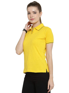 เสื้อยืดคอตตอนแห้งเร็ว นุ่ม ระบายอากาศดี เหมาะสำหรับกิจกรรมกลางแจ้ง แขนสั้น เสื้อผ้าผู้หญิง เสื้อโปโล เสื้อยืดกอล์ฟ แบบเรียบ คุณภาพดี - Product Image 4