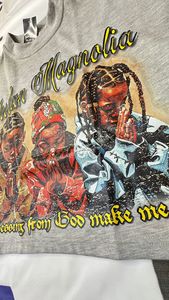Camisetas Casuales de Hombre con Estampado Gráfico, Estilo Urbano, Corte Cuadrado, Personalizadas, 100% Algodón, Impresión DTG, Manga Corta - Product Image 3