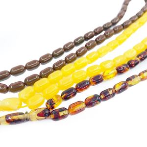 33 perles de prière musulmanes religieuses en acrylique, motif géométrique ovale sculpté, décoration de maison, Ramadan, perles de méditation - Product Image 2