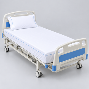 Parure de lit simple la plus vendue, en lin doux, respirante, lavable, 400 fils, écologique, durable, légère, pour lit d'hôpital - Product Image 6