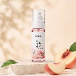 เซรั่มมิสต์บำรุงผิวหน้า SAEMINA Wonju Chiaksan Peach ผสมไนอะซินาไมด์ ช่วยเติมความชุ่มชื้น ผิวเปล่งประกาย ปกป้องผิว 80 มล. - Product Image 5