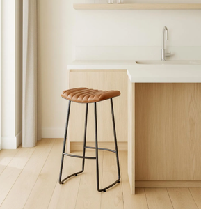 Tabourets de bar en bois modernes faits à la main de qualité supérieure pour la maison, les bars et les hôtels, meubles de bar turcs élégants - Product Image 2