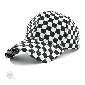 Gorra de Béisbol a Cuadros para Hombre y Mujer, Gorra de Sol Unisex de Moda para Exteriores - Product Image 2