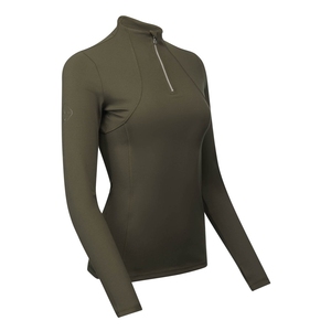 Chemise d'équitation respirante à manches longues pour femme, sous-vêtement de base pour l'équitation, chemises de concours personnalisées - Product Image 1