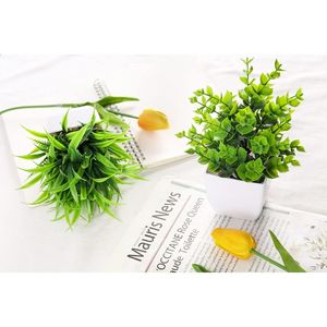 2 Pack Small Artificial Potted Plants Fake Plants for Table Desk Home Bathroom Office Decor - Product Image 5