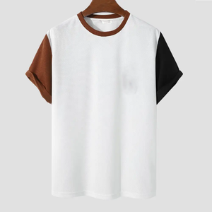 Camiseta de Hombre Casual Lisa y Ajustada, Fabricada en Pakistán, de Alta Calidad y Precio Razonable, con Logotipo Personalizado - Product Image 1