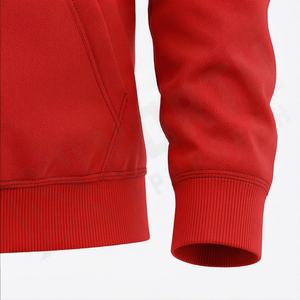 Cotton Blend <b>Zip</b> <b>Hoodies</b> <b>Men</b> Women Youth Full <b>Zip</b> Front Custom Team Logo Knitted Pattern Print OEM Production Casual Sportswear - Product Image 6